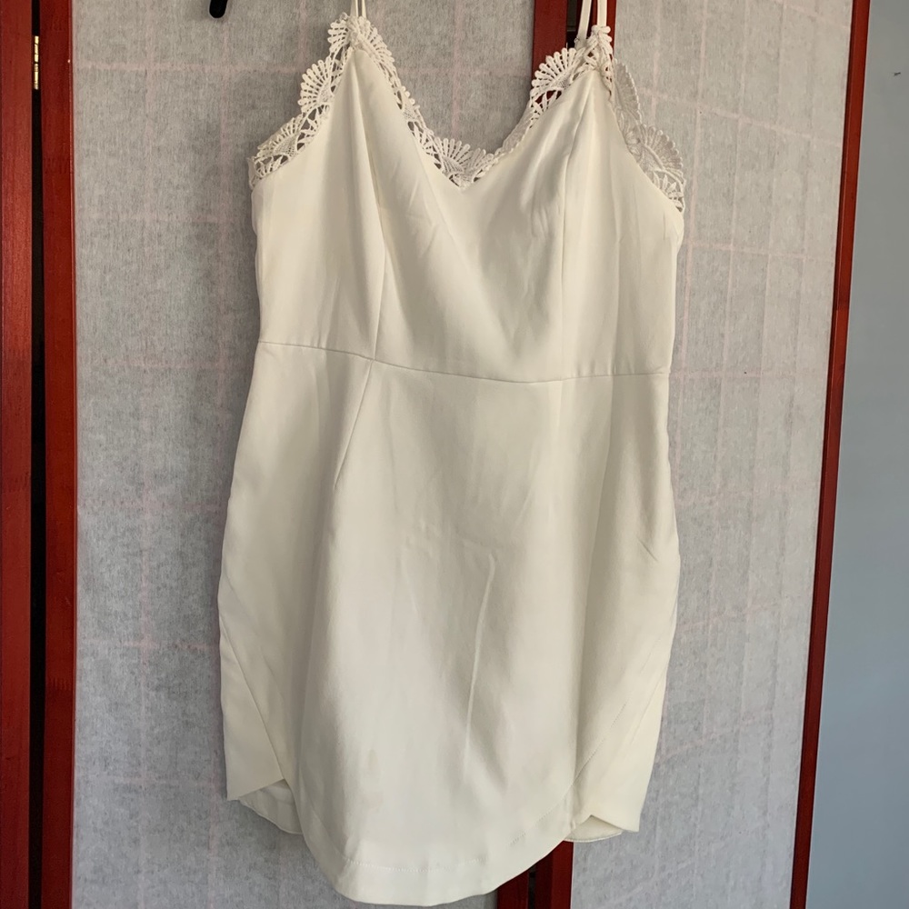 White minidress